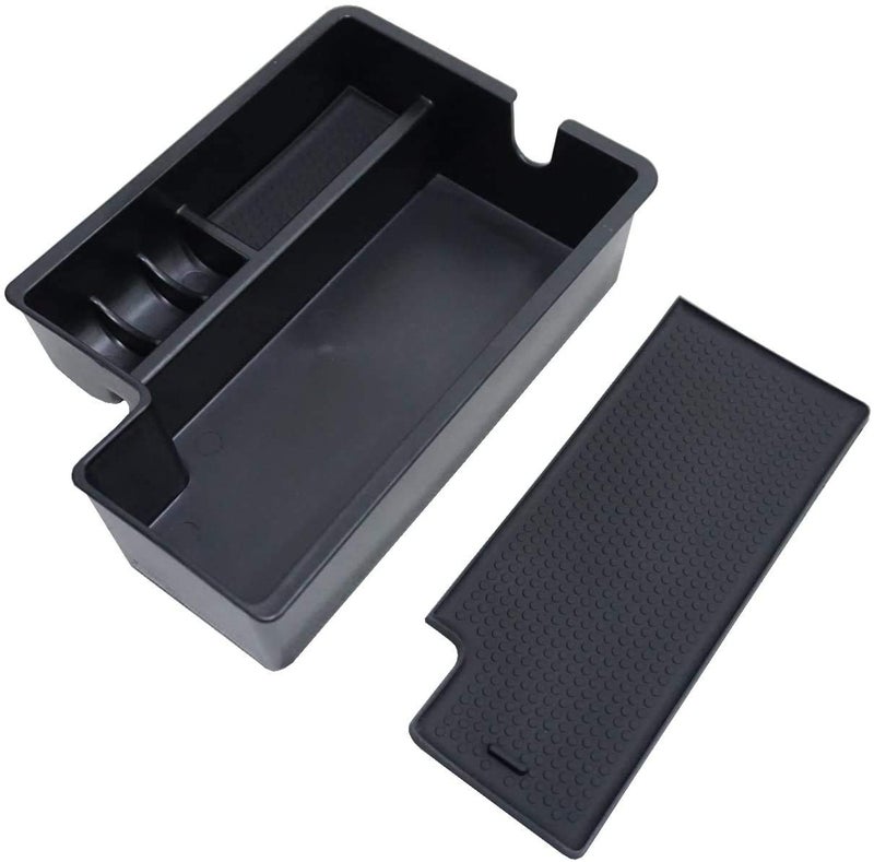 Vesul Center Console Armrest Storage Box Compatible with Mitsubishi Outlander Sport 2012 2013 2014 2015 2016 2017 2018 2019 2020 2021 ABS Tray Insert Organizer Glove Pallet - Image 1